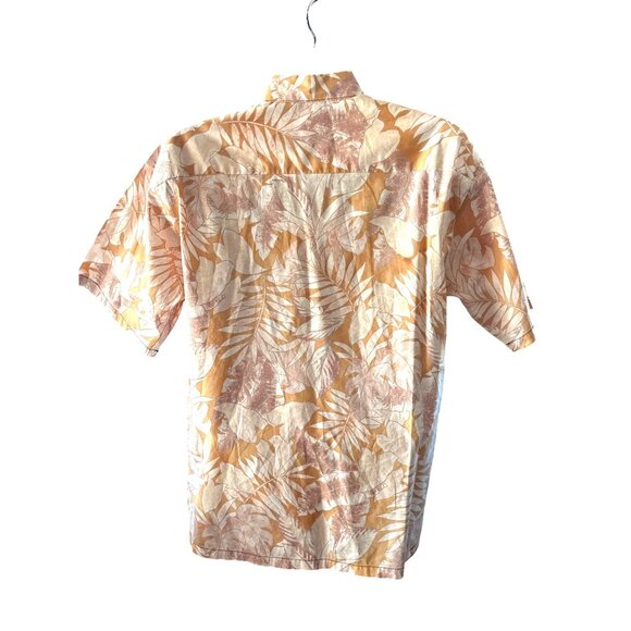 CCC Mens Tropical Floral Short Sleeve Button Up Shirt Size Large - Picture 2 of 5